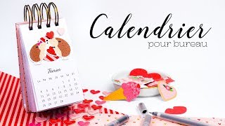 DIY CALENDRIER POUR BUREAU [upl. by Rucker]