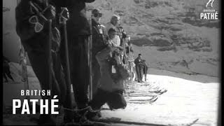 Skiing  Lauberhornrennen In Grindenwald And Wengen 1961 [upl. by Edmond]