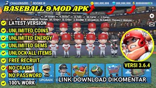 DOWNLOAD BASEBALL 9 MOD APK VERSI 364  UNLIMITED MONEY DIAMOND amp NO PASSWORD  TERBARU 2024 [upl. by Lener936]