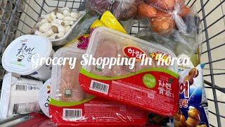 GROCERY SHOPPING IN KOREA [upl. by Ileek]