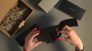 eyerim presents Unboxing of Prada PR01OS UE00A6 sunglasses [upl. by Nonnek]