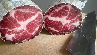 ￼ How to make homemade Capicola Coppa￼ [upl. by Ecyned]