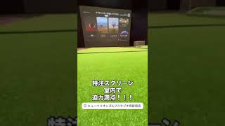 特注スクリーン室内で迫力満点！西新宿店 hyperiongolfstudio aiパーソナル診断 ゴルフ golf ヒューペリオンゴルフスタジオ ゴルフ練習 ゴルフレッスン [upl. by Mundt]