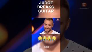 Judge Breaks Guitar X Factor [upl. by Feldman]