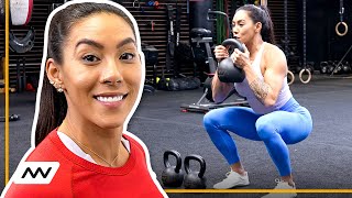 Full Body Kettlebell HIIT Workout HannahEdenFitness [upl. by Nnybor591]