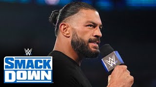 Roman Reigns makes a powerful statement en route to WrestleMania SmackDown March 4 2022 [upl. by Oetam]