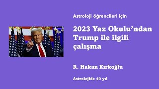 Trumpla ilgili 2023 Yaz Okulundan  R Hakan Kırkoğlu [upl. by Atteiram]