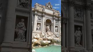 Fontana di Trevi Roma Italia August 2019 fontanaditrevi bésamemucho rome italy [upl. by Eisac696]