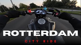 Rotterdam City Ride Yamaha MT07 [upl. by Stilwell]