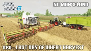 Harvesting Wheat Building New Chicken Pen  60 No Mans Land  Farming Simulator 22 [upl. by Aid]