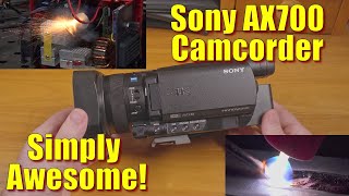 Sony AX700 Camcorder Versatile Excellent Video Camera [upl. by Gibson]