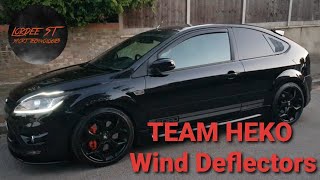 FOCUS MK2 2 DOOR HEKO WIND DEFLECTORS  Simple [upl. by Meilen]