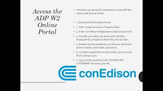 How to Access Con Edison Pay Stubs amp W2s [upl. by Noyk]