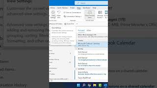 How to Change View as Default in Outlook [upl. by Rosanna261]