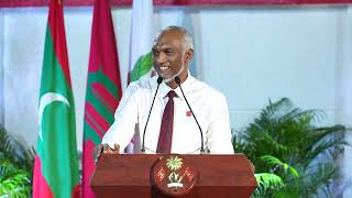 Remarks by the President at the inauguration ceremony of Majeediyya School “Sahthavee bina” [upl. by Niehaus]