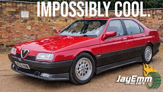 1995 Alfa Romeo 164 QV Review The Car BMW Should Have Feared [upl. by Harikahs]