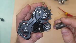 Ultegra schaltwerk reparieren Shimano repair Kettenleitwerksachse Befestigungsschraube [upl. by Anoed]