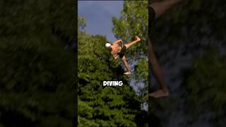 DEATH DIVING COMPETITION ☠️ shorts funny memes facts info viral trending shiba ronaldo [upl. by Ainehta628]