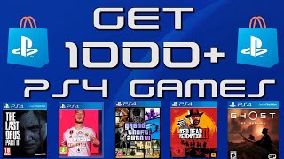 How to get 1000 PS4 games for FREE in 30 seconds [upl. by Gilead]