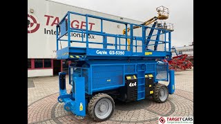 781806 GENIE GS5390 RT SCISSOR GS5390 4x4 LIFT LPG WORK LIFT 1815CM GS901449746 0714 0687H [upl. by Anele]