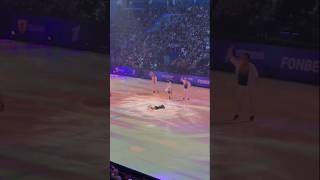 Elizaveta Tuktamysheva in Evgenia Medvedevas show🔥 evgeniamedvedeva elizavetatuktamysheva tiktok [upl. by Esirtal]