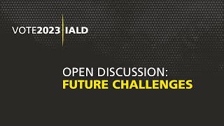 Vote 2023 Open Discussion Future Challenges [upl. by Lusa980]