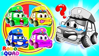 Find My Color Song 🌈😱 Meet Our Baby Brother  Nursery Rhymes  RoboSquad Kids Songs [upl. by Essile]