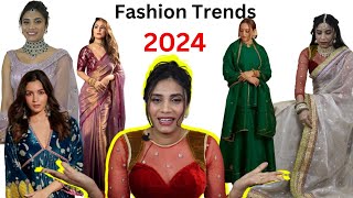 Fashion Trends 2024 You Must Follow For Weddings  Ethnic Fashion Trends in 2024  Aanchal [upl. by Lotsyrk171]