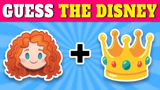 Guess the DISNEY Movie by Emoji 🏰🎬  Disney Emoji Quiz [upl. by Ebonee]