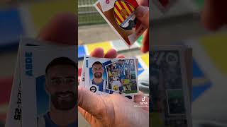 Abriendo sobre en el estadio del inter de valdemoro panini cromos valdemoro stickers [upl. by Ahsilahk750]