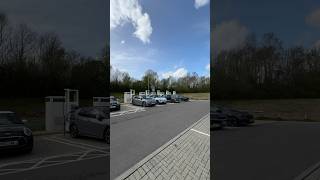 Reading Services Westbound GRIDSERVE HighPower EV Chargers vs Tesla Superchargers V4 [upl. by Anicart474]