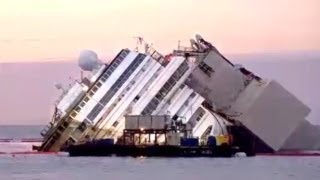 Raising the Costa Concordia A Time Lapse [upl. by Whitebook]