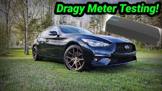 Q50 30 AWD 60130MPH100200KM Dragy Meter [upl. by Ennaeed847]