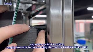 （Bottle Washer LWD420M Adjustment Door Limit Upper and Lower Adjustment [upl. by Tnarb105]