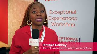 Working back from your customer is the biggest takeaway says Jameka Pankey of Amazon Music [upl. by Nnire]