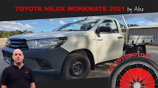 2021 TOYOTA HILUX Workmate Review [upl. by Pollard]