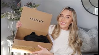 FARFETCH DESIGNER UNBOXING amp YSL HANDBAG COLLECTION  Freya Killin AD [upl. by Vasya]