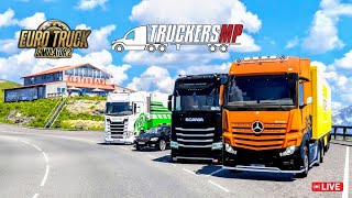 🔴 ETS2 Live  TruckersMP Live  Euro Truck Simulator 2 Multiplayer LIVE  ETS2 Gameplay [upl. by Serene235]