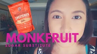 Zero Calorie Sugar Substitute  Lakanto Monk Fruit Review [upl. by Wendye292]