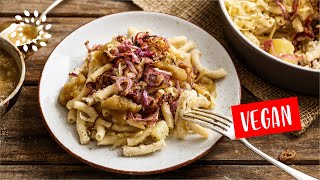 Älplermagronen Rezept  Vegan  VEGANE Älplermagronen [upl. by Erskine522]