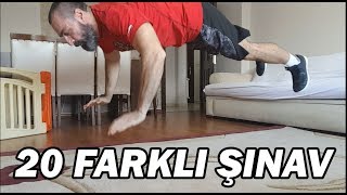 20 Farklı Şınav Pushup [upl. by Mariande]