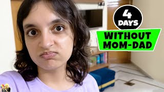 4 DAYS without Mom Dad  Daily Routine  Home Alone  Aayu and Pihu Show [upl. by Nnylidnarb]