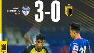 ISL Football Match Review BFC vs HFC bengalurufc hyderabadfc sunilchhetri bengaluru hyderabad [upl. by Pandich]