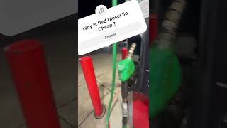 WHY IS RED ⛽️ DIESEL IS CHEAPER❓WHY🤔 diesel fuel offroad [upl. by Yniatirb848]