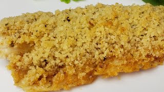 EASY BAKED POLLOCK WITH CRISP HERB PANKO BREADCRUMBS [upl. by Zilber]