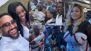 Watch how Jackie Appiah Majid Michel Empress Gifty amp others Storm Despite Mother InLaw Funeral [upl. by Ateloj]