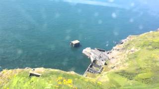 Alderney Airport full approach and landing Aurigny Air Channel IslandsTrislander [upl. by Anial]