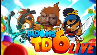 Playing Bloons TD6 live [upl. by Sunday]