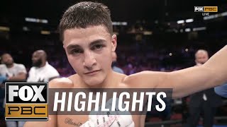 Vito Mielnicki Jr rebounds from loss in KO victory over Noah Kidd  HIGHLIGHTS  PBC ON FOX [upl. by Chlores]