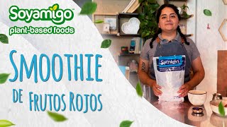 Receta Smoothie Frutos Rojos con leche de soya Symkën Natural [upl. by Magnus]